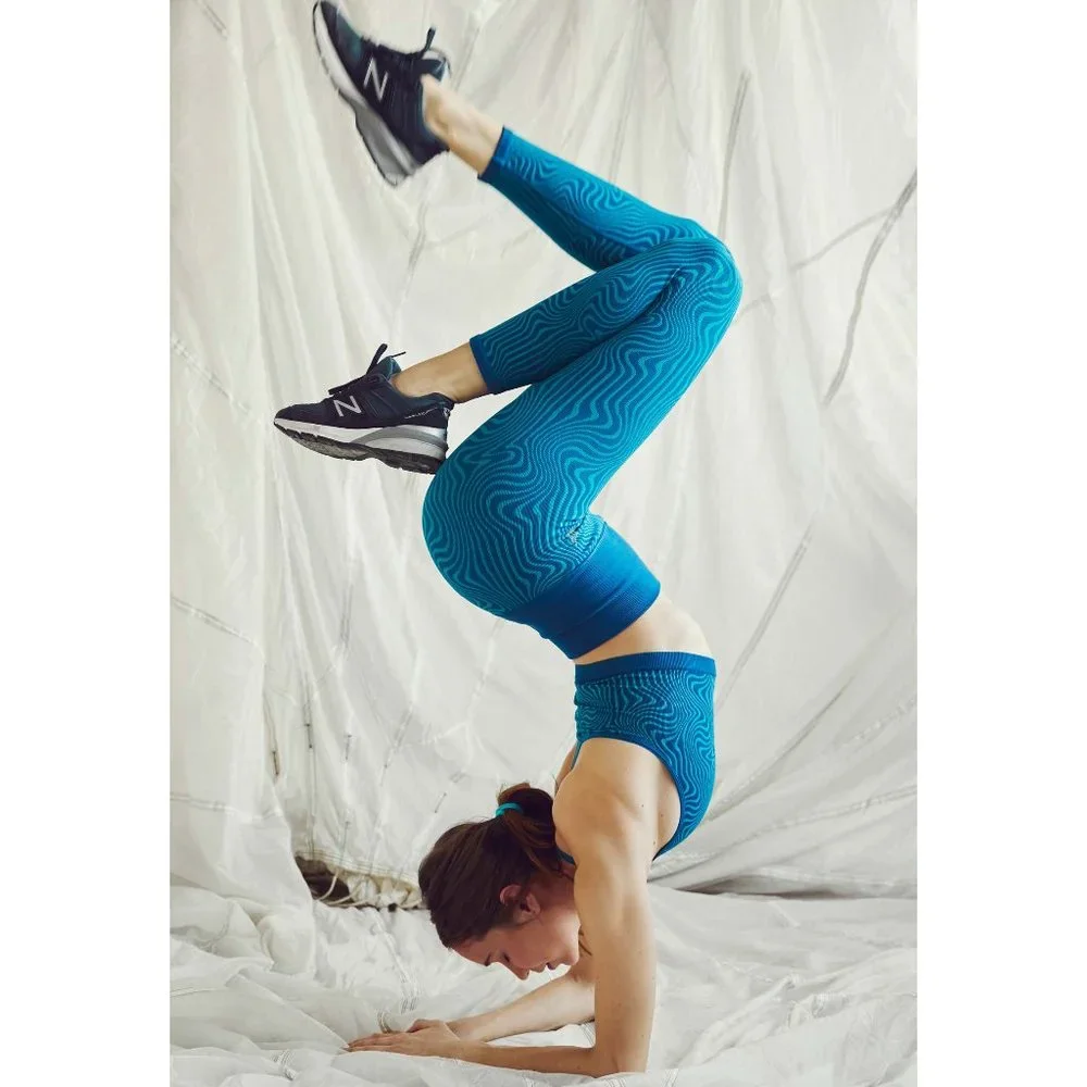 🎉LAST CHANCE🎉 NWT FP Movement Free Throw Jacquard Legging / Wave Rider Swirl - Picture 2 of 7